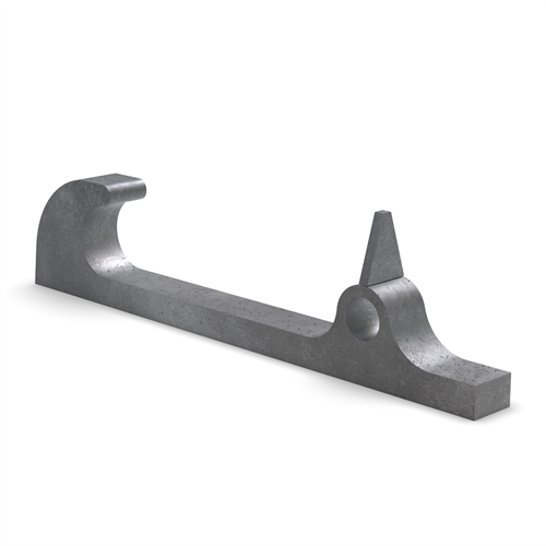 SMS Coupling, cut from solid plate, pair